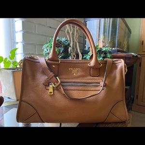 Prada Bauletto Vit. Daino Bag